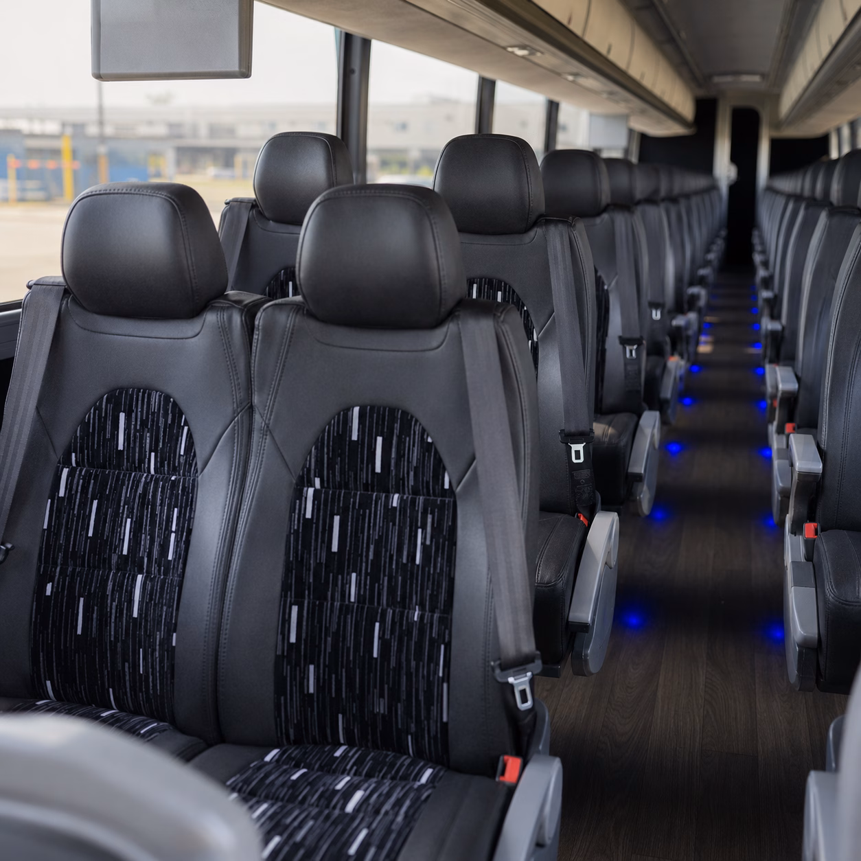 boise charter bus services interior